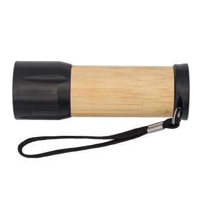 Latarka LED Baldo, brązowy