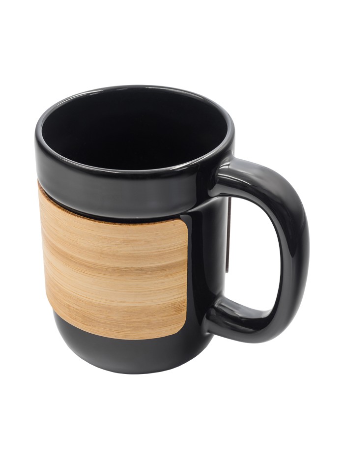 Kubek ceramiczny Soro, czarny