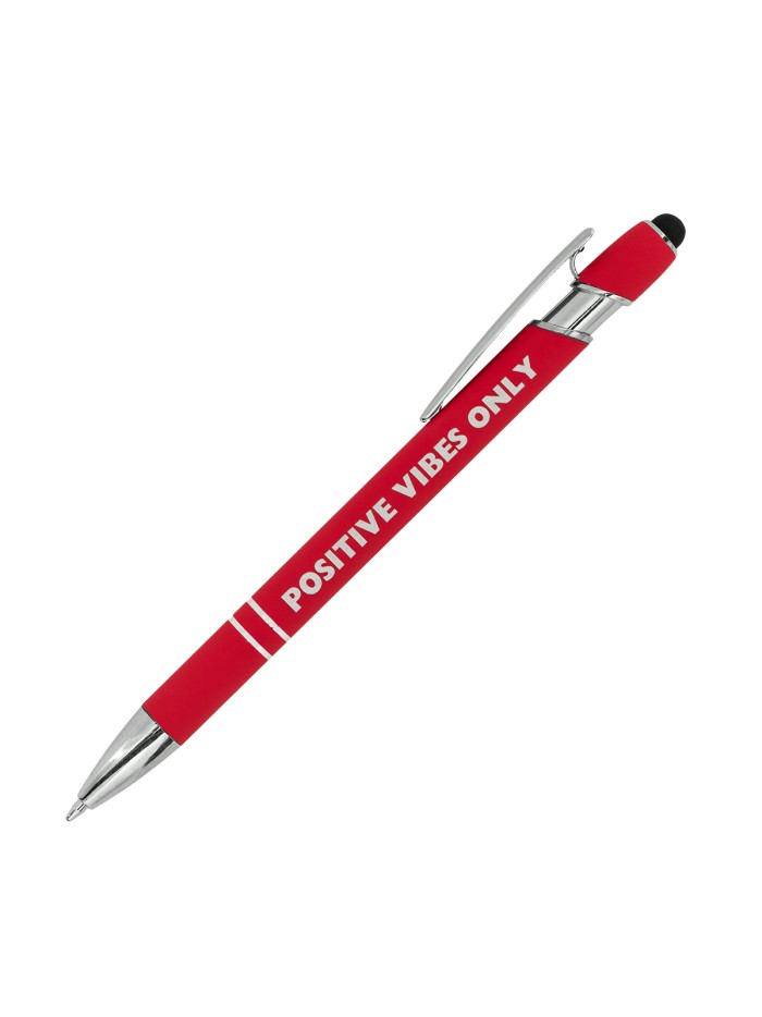 Długopis aluminiowy Softano, czerwony