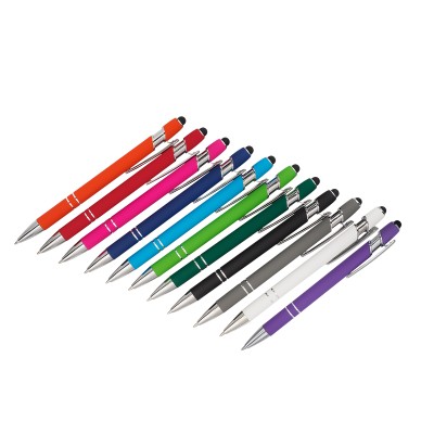 Długopis aluminiowy Softano, czerwony