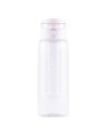 Bidon Frutello 700 ml, szary/transparentny