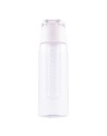 Bidon Frutello 700 ml, szary/transparentny