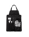 Fartuch grillowy Steakout, czarny