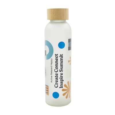 Butelka szklana Melbourne 500 ml, biały