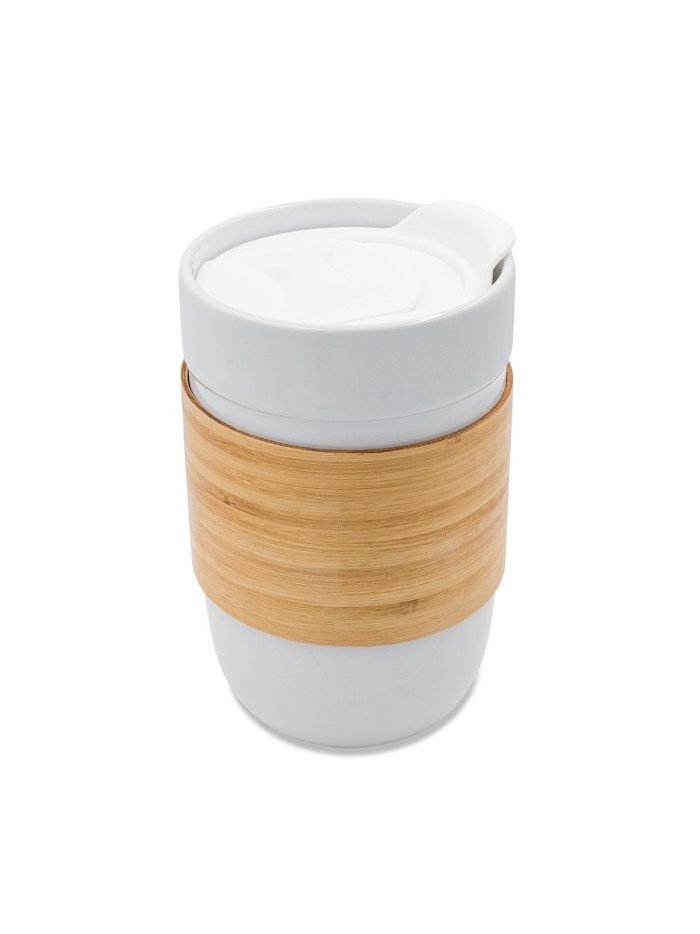 Kubek ceramiczny Skive 500 ml, biały