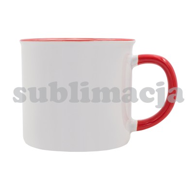 Kubek z powłoką sublimacyjną Ars 400 ml, czarny