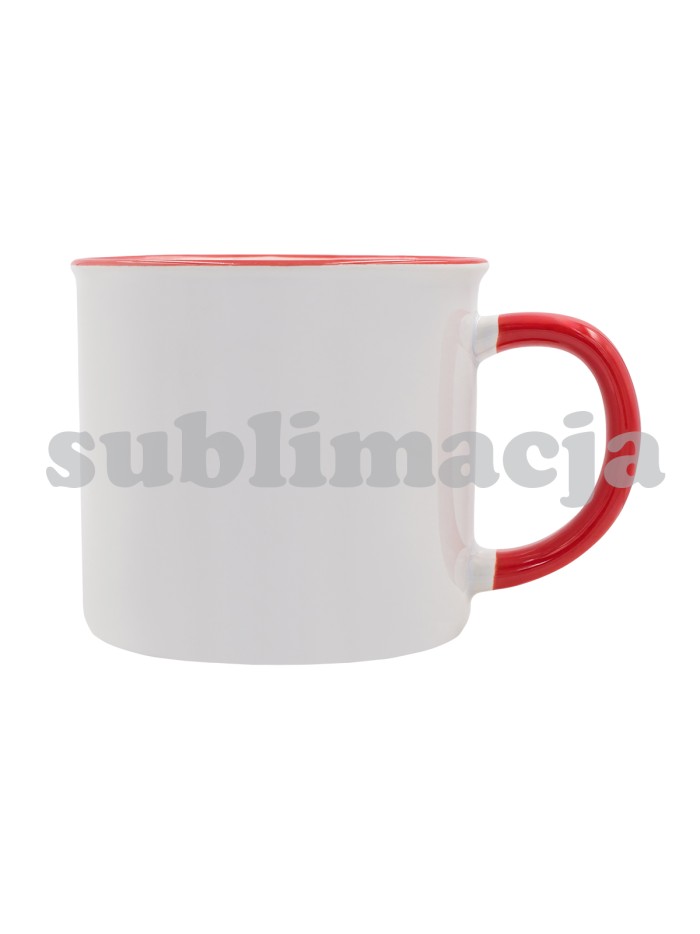 Kubek z powłoką sublimacyjną Ars 400 ml, czarny