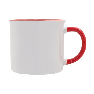 Kubek z powłoką sublimacyjną Ars 400 ml, czarny