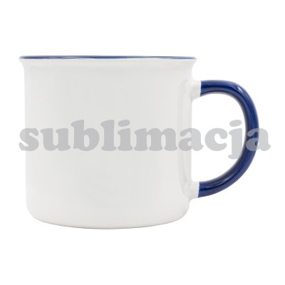 Kubek z powłoką sublimacyjną Ars 400 ml, czarny