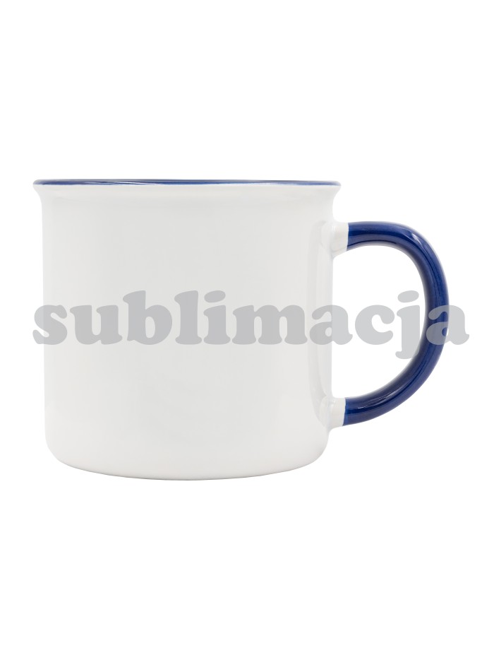 Kubek z powłoką sublimacyjną Ars 400 ml, czarny