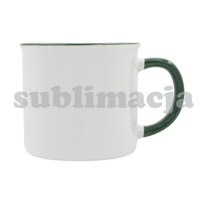 Kubek z powłoką sublimacyjną Ars 400 ml, czarny