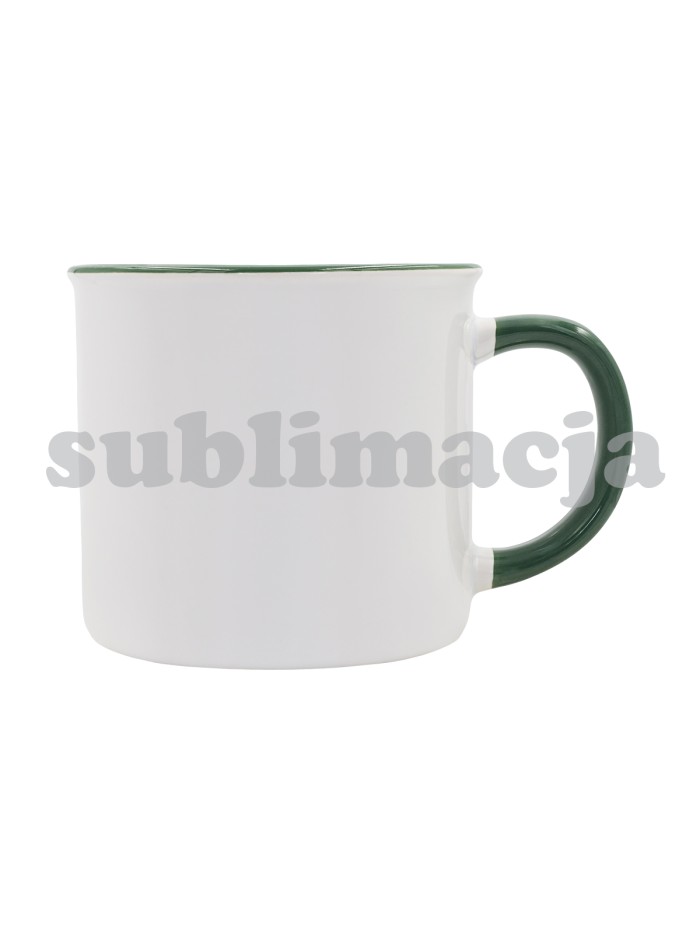 Kubek z powłoką sublimacyjną Ars 400 ml, czarny