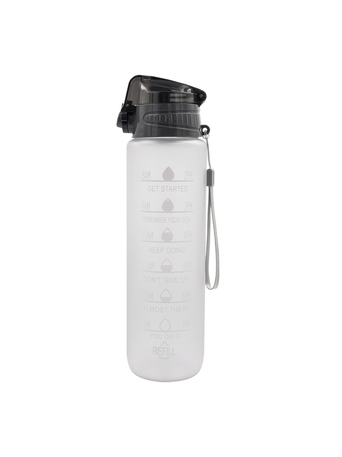 Bidon motywacyjny z tritanu Keepgoing 1000 ml, transparentny