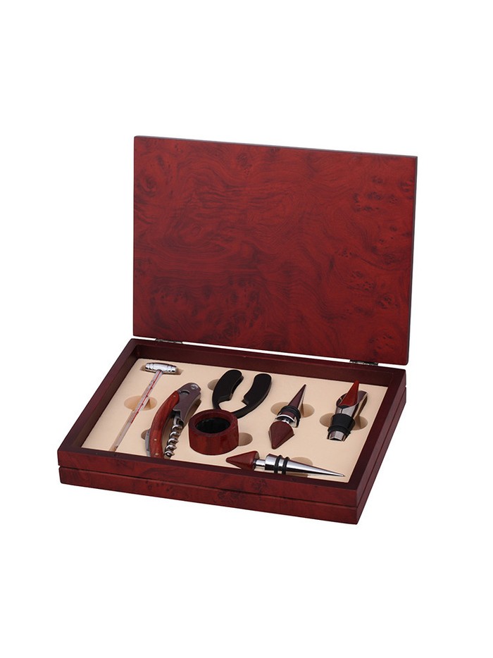 Zestaw do wina Saint-Denis, brązowy