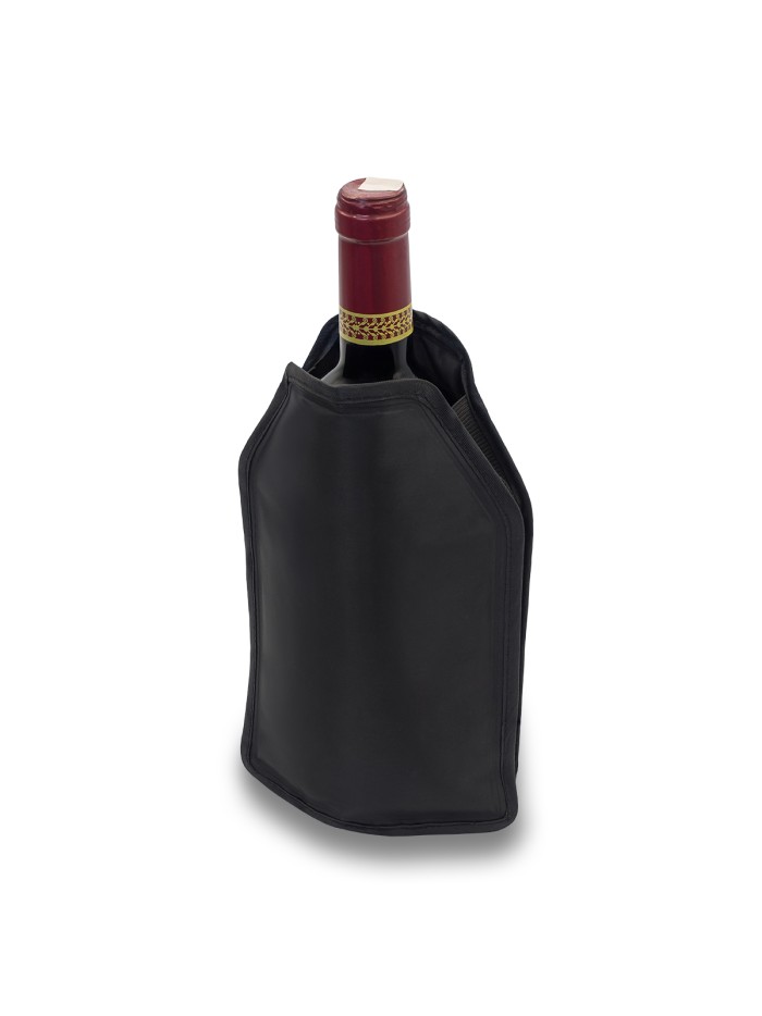 Pokrowiec chłodzący na butelki Luki, czarny