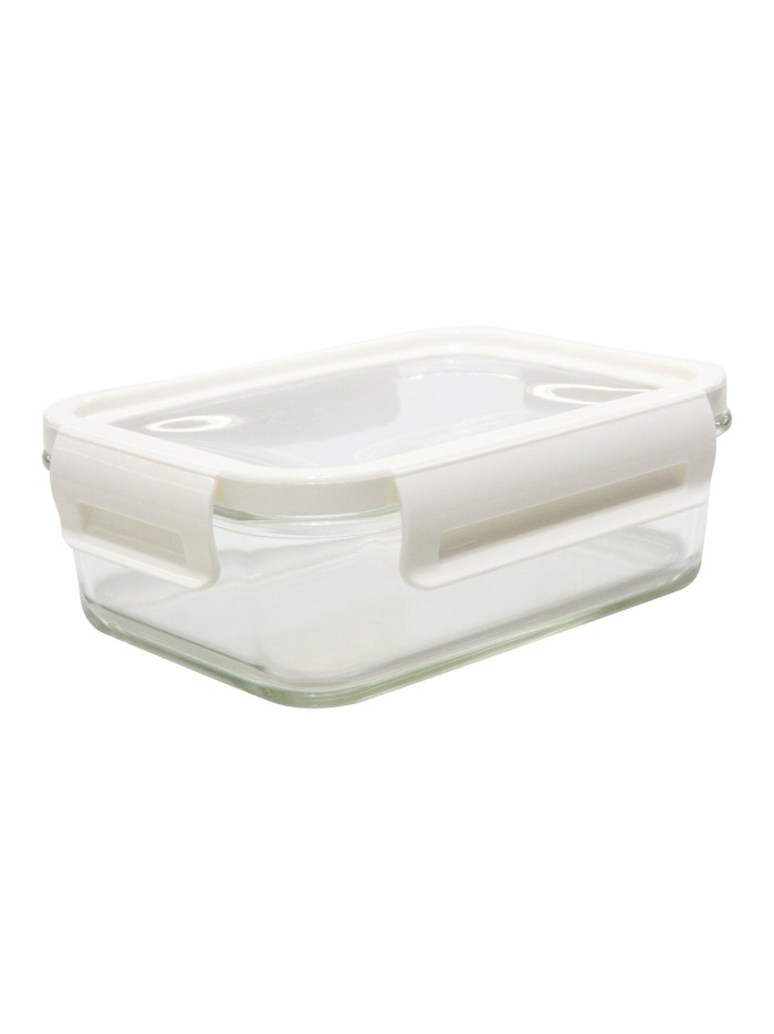 Lunch box Delect 900 ml, biały/transparentny