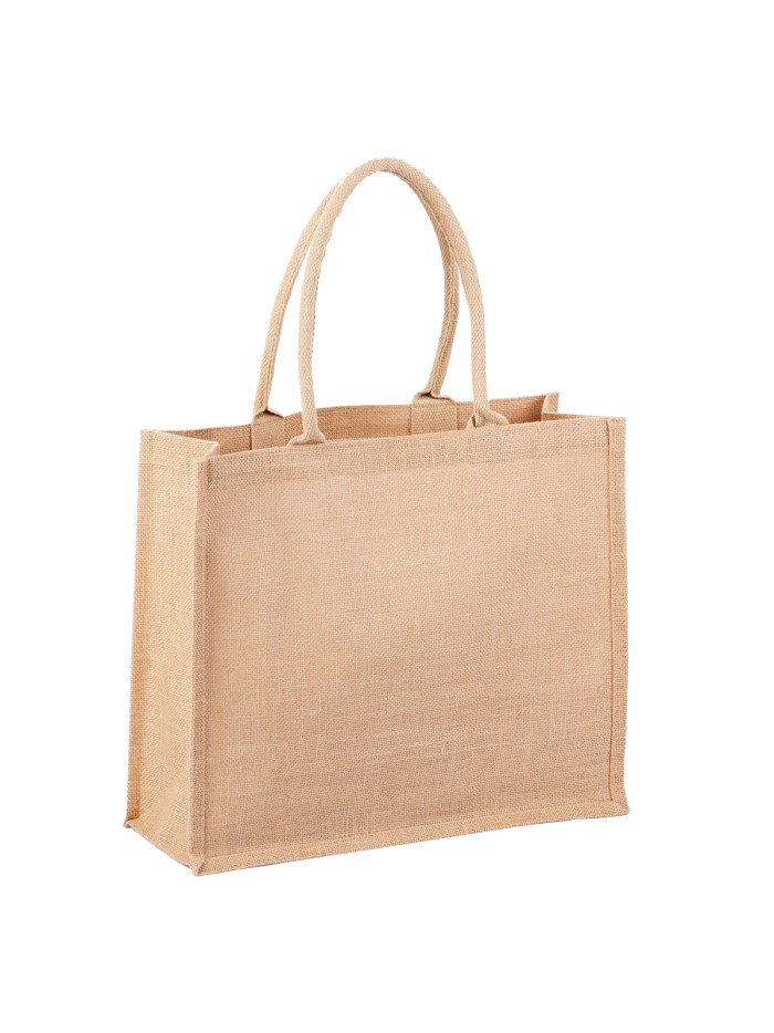 Torba na zakupy z juty Natural Shopper, beżowy