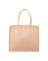 Torba na zakupy z juty Natural Shopper, beżowy
