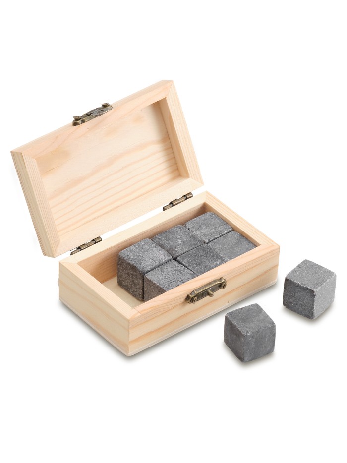 Zestaw 8 kamieni do chłodzenia napojów Cahir, beżowy