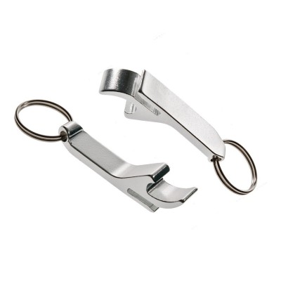 Aluminiowy brelok - otwieracz, czarny