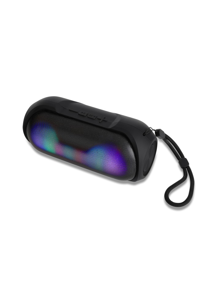 Głośnik Bluetooth z podświetleniem Rio, czarny