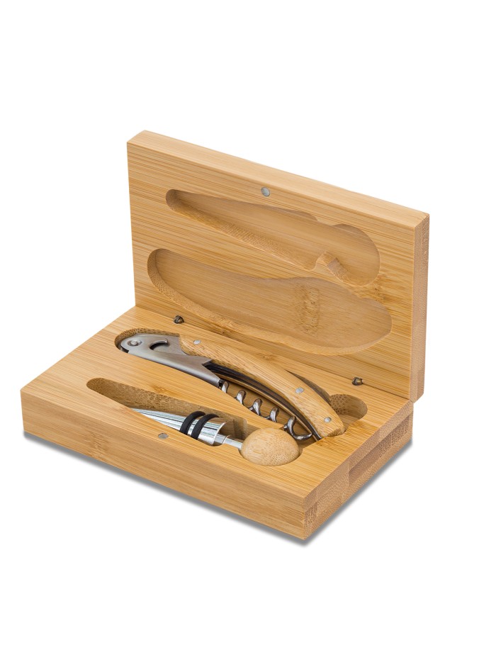 Zestaw do wina Apulia, beżowy