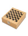 Zestaw do wina z szachami Abruzzo, beżowy