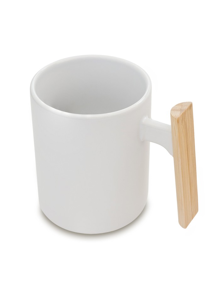 Kubek ceramiczny Sento, biały