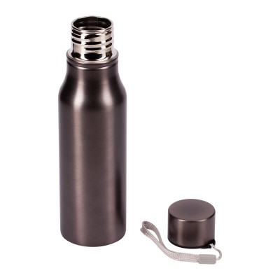 Bidon stalowy Fun Tripping 700 ml, srebrny