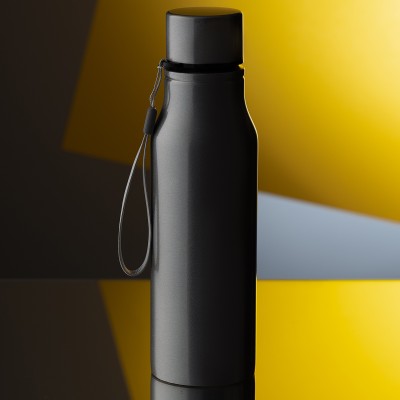 Bidon stalowy Fun Tripping 700 ml, srebrny