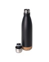 Butelka termiczna z korkowym spodem Jowi 500 ml, granatowy
