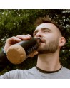 Butelka termiczna z korkowym spodem Jowi 500 ml, granatowy