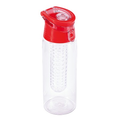 Bidon Frutello 700 ml, szary/transparentny