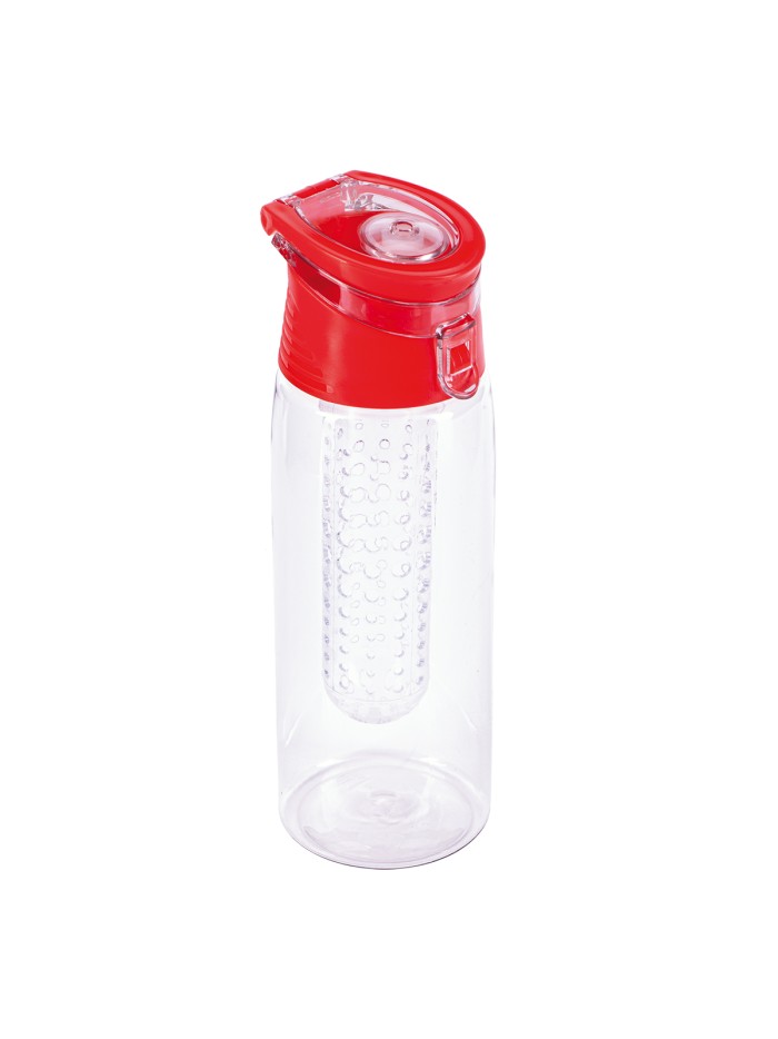 Bidon Frutello 700 ml, szary/transparentny