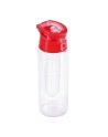 Bidon Frutello 700 ml, szary/transparentny