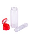 Bidon Frutello 700 ml, szary/transparentny