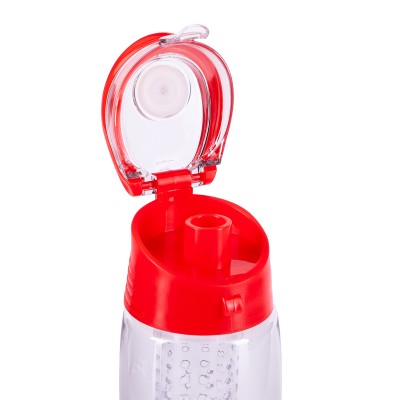 Bidon Frutello 700 ml, szary/transparentny