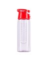 Bidon Frutello 700 ml, szary/transparentny