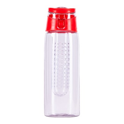 Bidon Frutello 700 ml, szary/transparentny