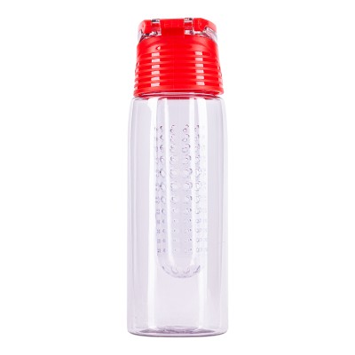 Bidon Frutello 700 ml, szary/transparentny