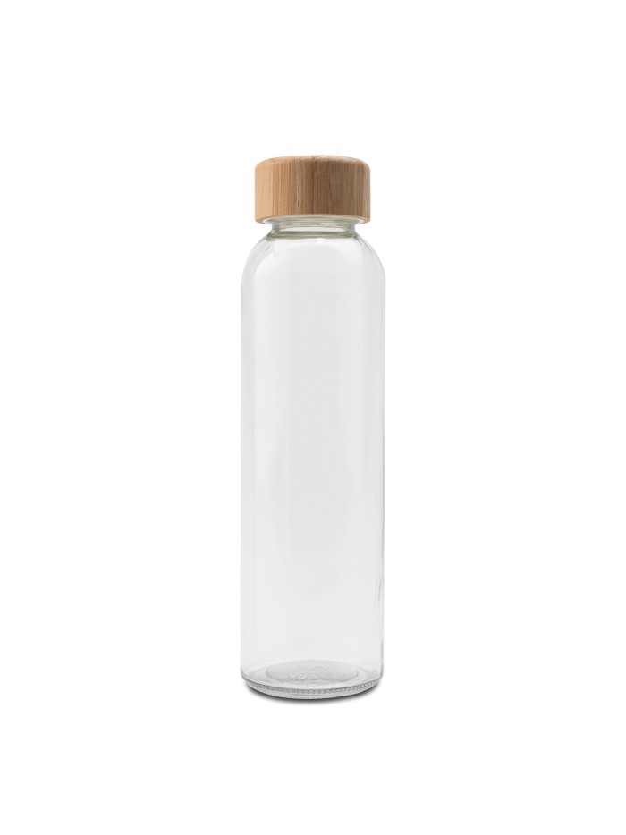 Szklana butelka Aqua Madera 500 ml, brązowy/transparentny