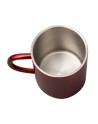 Kubek stalowy Stalwart 240 ml, czerwony