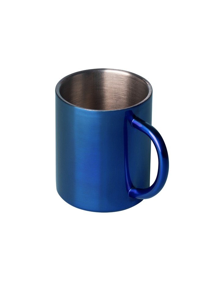 Kubek stalowy Stalwart 240 ml, czerwony