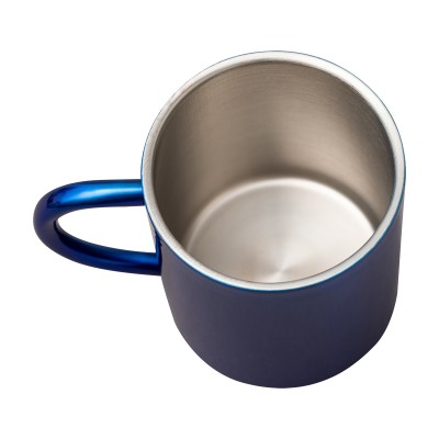 Kubek stalowy Stalwart 240 ml, czerwony