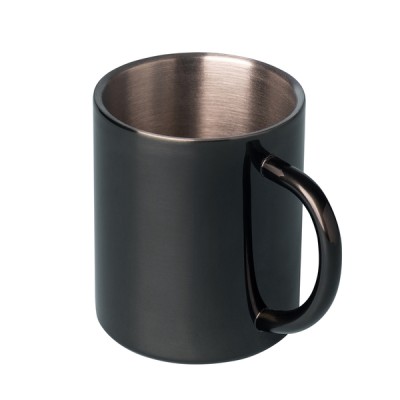 Kubek stalowy Stalwart 240 ml, czerwony