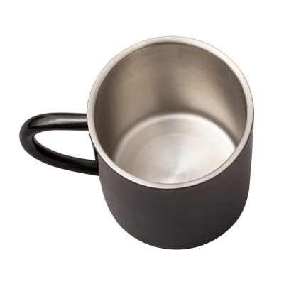 Kubek stalowy Stalwart 240 ml, czerwony