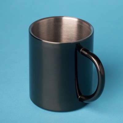 Kubek stalowy Stalwart 240 ml, czerwony