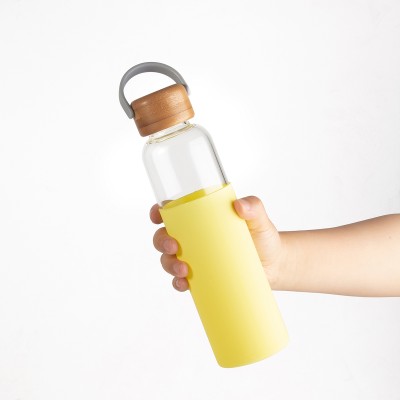 Szklana butelka Refresh 560 ml, biały