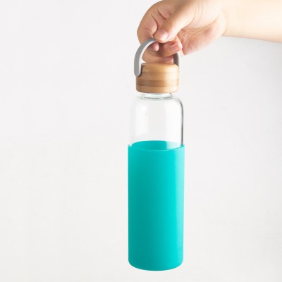 Szklana butelka Refresh 560 ml, biały