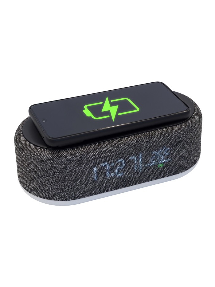 Ładowarka indukcyjna z lampką Richi, czarny